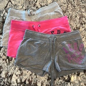 Aeropostale sweat shorts- 3 pairs